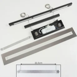 Suspension Junsele LED Noir, 1 lumière