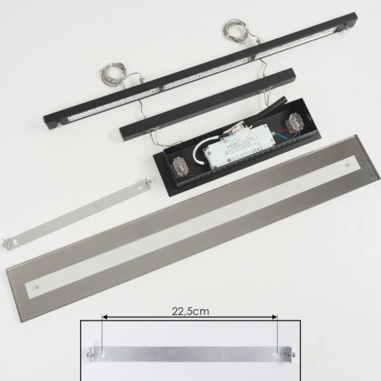 Suspension Junsele LED Noir, 1 lumière