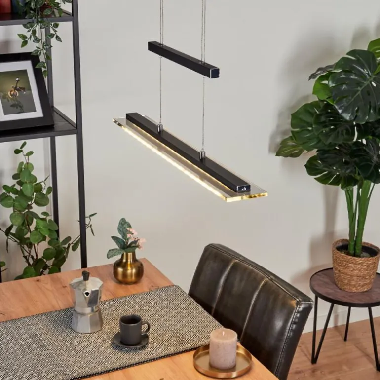 Suspension Junsele LED Noir, 1 lumière