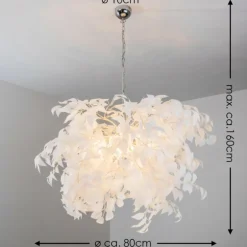 Suspension Kallax Blanc, 4 lumières