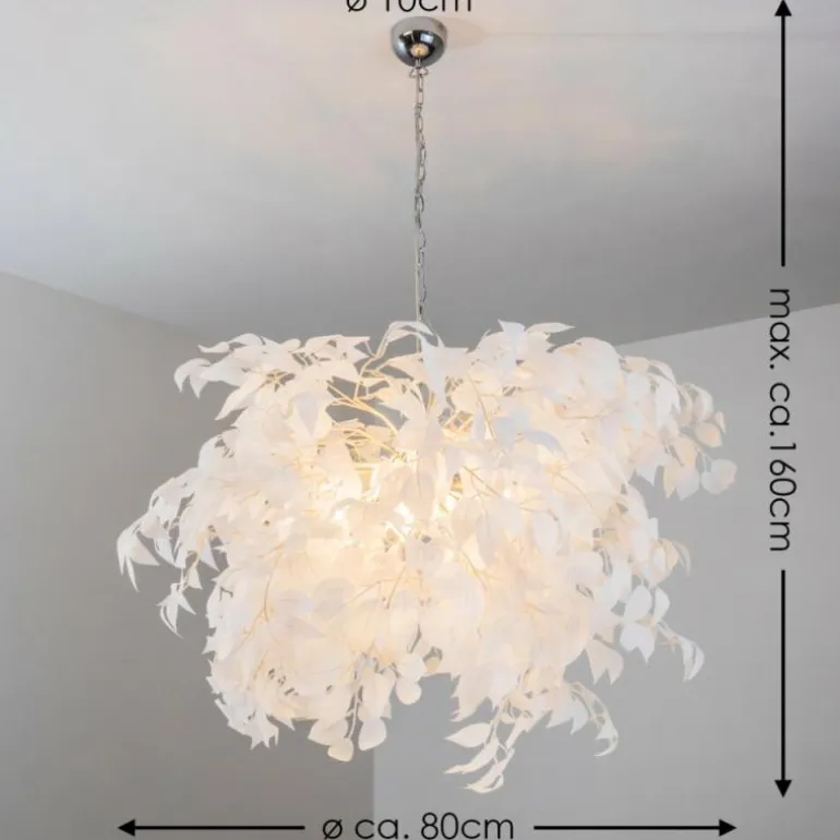 Suspension Kallax Blanc, 4 lumières
