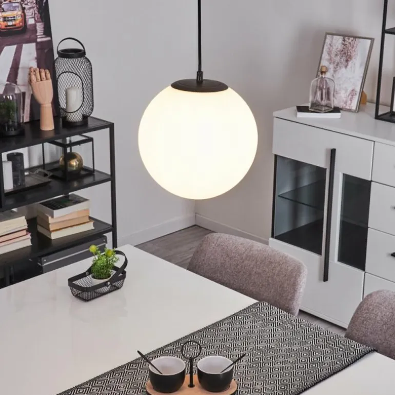 Suspension Karhia Noir, 1 lumière