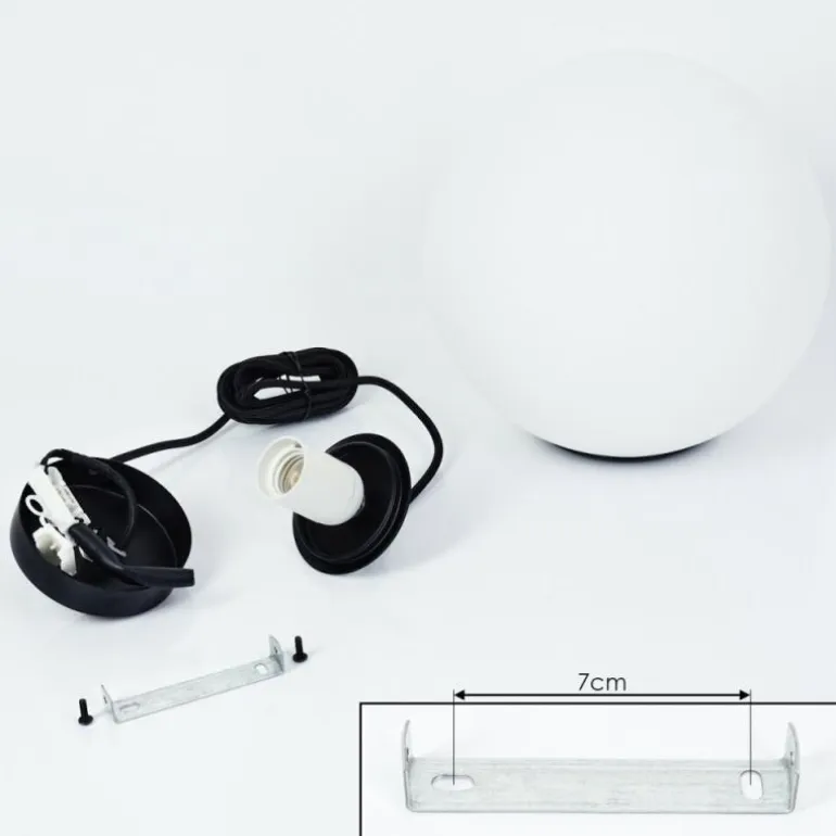Suspension Karhia Noir, 1 lumière