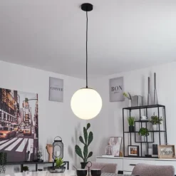 Suspension Karhia Noir, 1 lumière