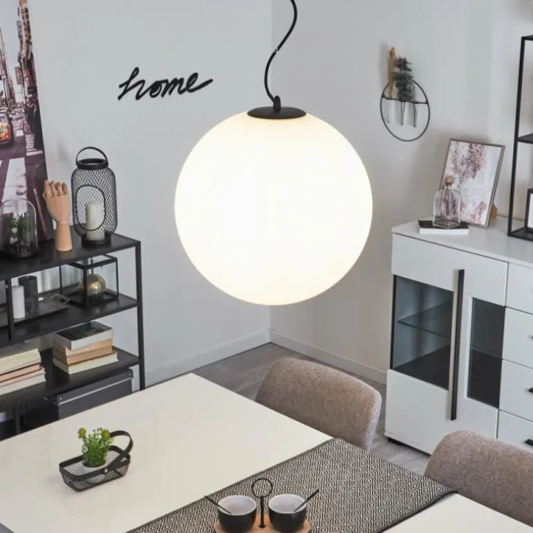 Suspension Karhia Noir, 1 lumière