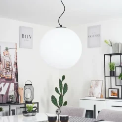 Suspension Karhia Noir, 1 lumière