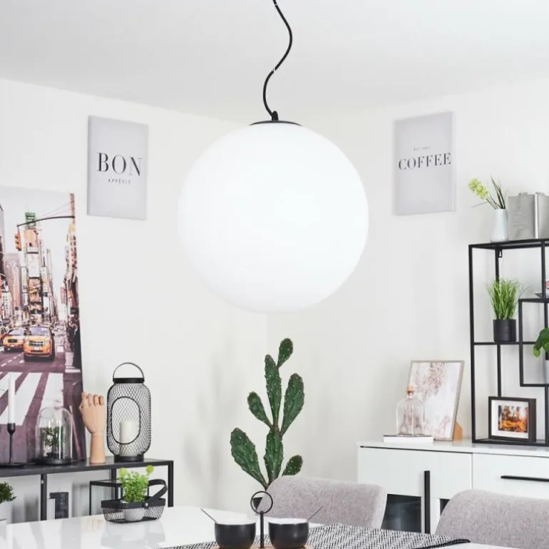 Suspension Karhia Noir, 1 lumière