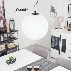 Suspension Karhia Noir, 1 lumière