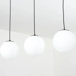 Suspension Karhia Noir, 3 lumières