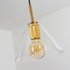 Suspension Karo Laiton, 1 lumière