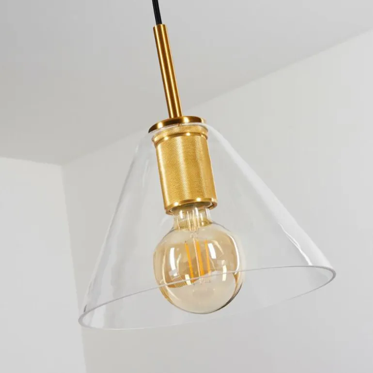 Suspension Karo Laiton, 1 lumière
