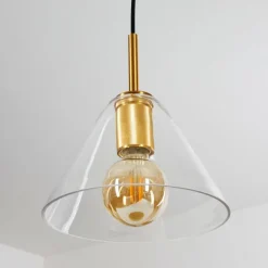 Suspension Karo Laiton, 1 lumière