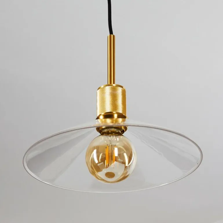 Suspension Karo Laiton, 1 lumière