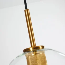 Suspension Karo Laiton, 1 lumière