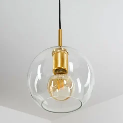 Suspension Karo Laiton, 1 lumière