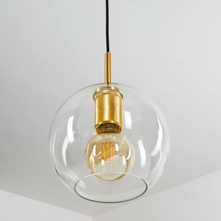 Suspension Karo Laiton, 1 lumière