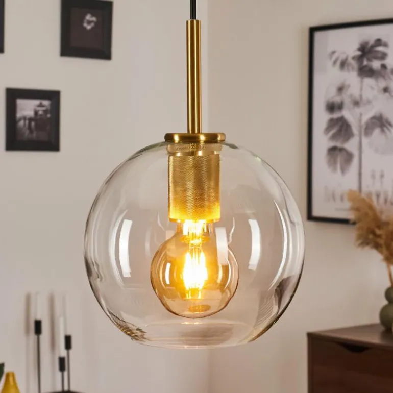 Suspension Karo Laiton, 1 lumière