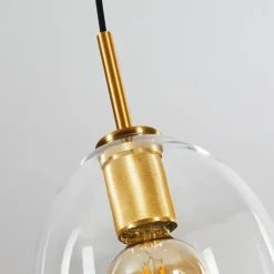 Suspension Karo Laiton, 1 lumière