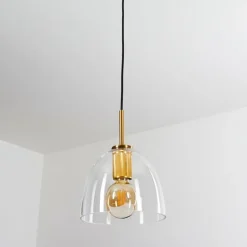 Suspension Karo Laiton, 1 lumière