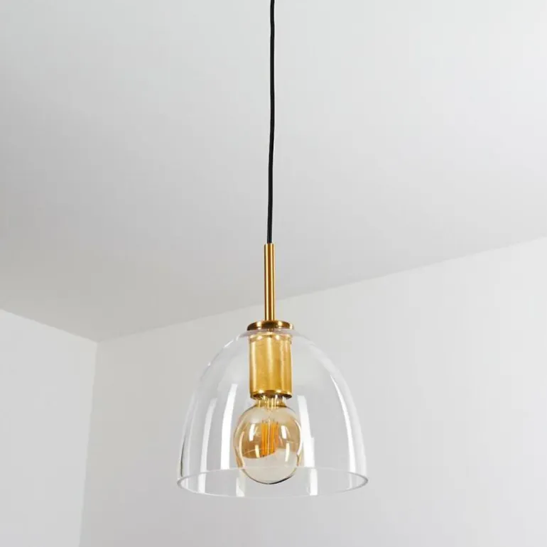 Suspension Karo Laiton, 1 lumière