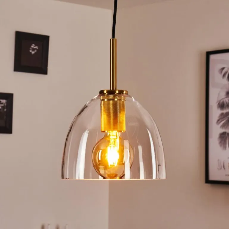 Suspension Karo Laiton, 1 lumière