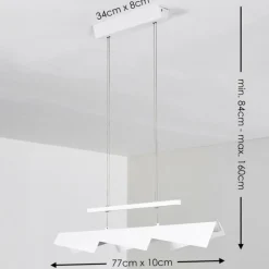 Suspension Karungi LED Blanc, 1 lumière