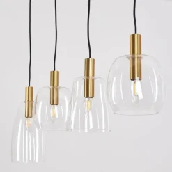 Suspension Kenong Laiton, 4 lumières
