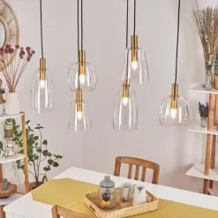 Suspension Kenong Laiton, 6 lumières