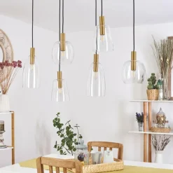 Suspension Kenong Laiton, 6 lumières
