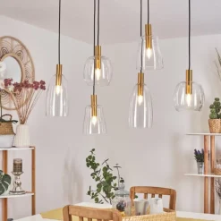 Suspension Kenong Laiton, 6 lumières