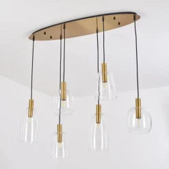 Suspension Kenong Laiton, 6 lumières