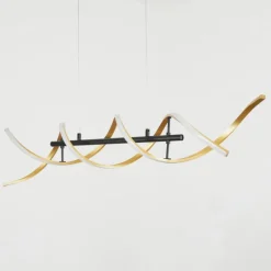 Suspension Khovet LED Noir, 1 lumière