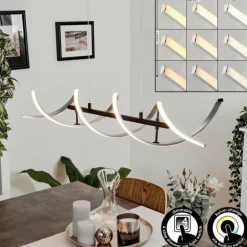 Suspension Khovet LED Noir, 1 lumière