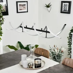 Suspension Khovet LED Noir, 1 lumière