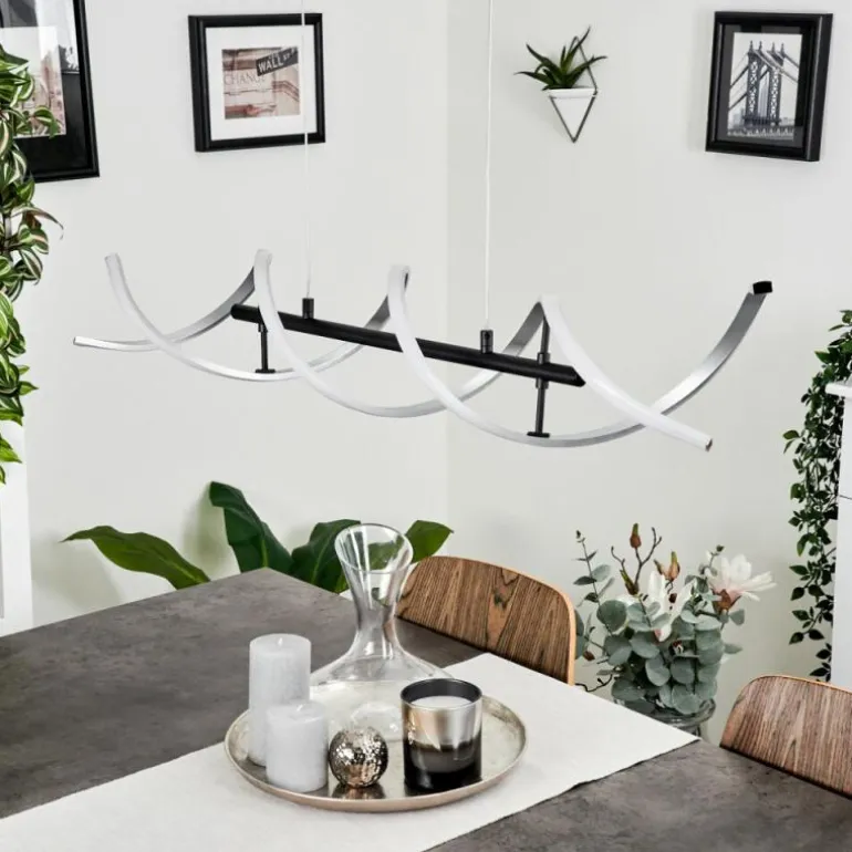 Suspension Khovet LED Noir, 1 lumière