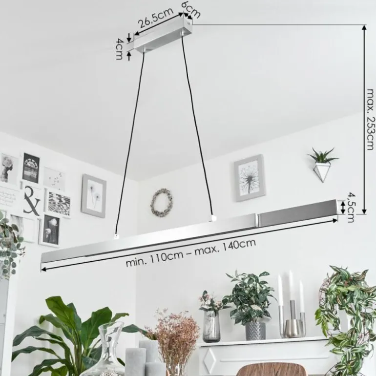 Suspension Kopila LED Aluminium, 1 lumière