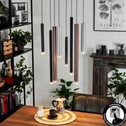 Suspension Krachang LED Aluminium, 1 lumière