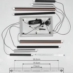 Suspension Krachang LED Aluminium, 1 lumière