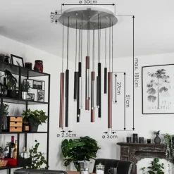 Suspension Krachang LED Aluminium, 1 lumière