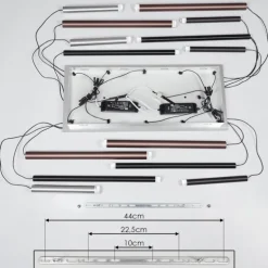 Suspension Krachang LED Aluminium, 1 lumière