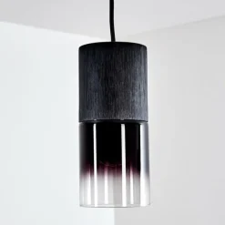 Suspension Kuparuk Noir, 1 lumière