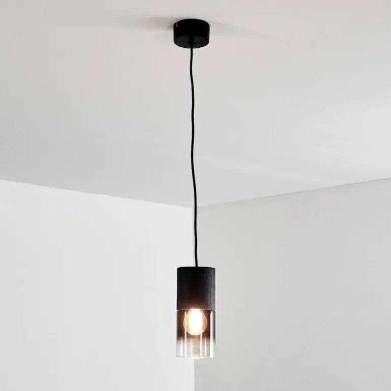 Suspension Kuparuk Noir, 1 lumière