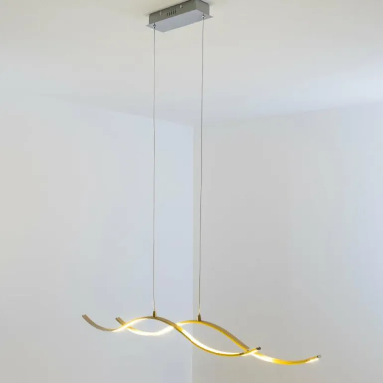 Suspension Kurikko LED Nickel mat, 1 lumière