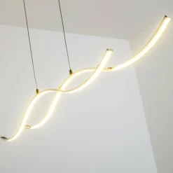 Suspension Kurikko LED Nickel mat, 1 lumière
