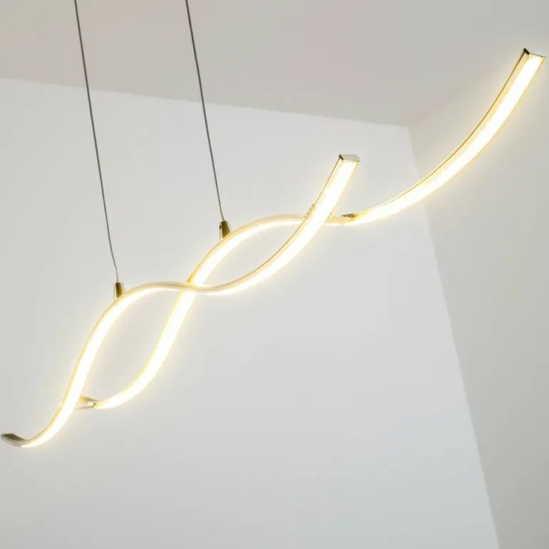 Suspension Kurikko LED Nickel mat, 1 lumière