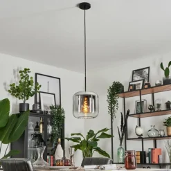 Suspension Lauden Clair, Fumé, 1 lumière