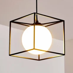 Suspension Legano Noir, 1 lumière