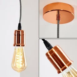 Suspension Lemone Cuivre, 1 lumière