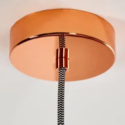 Suspension Lemone Cuivre, 1 lumière