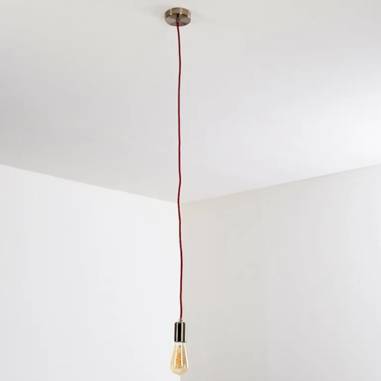 Suspension Lemone Nickel mat, 1 lumière